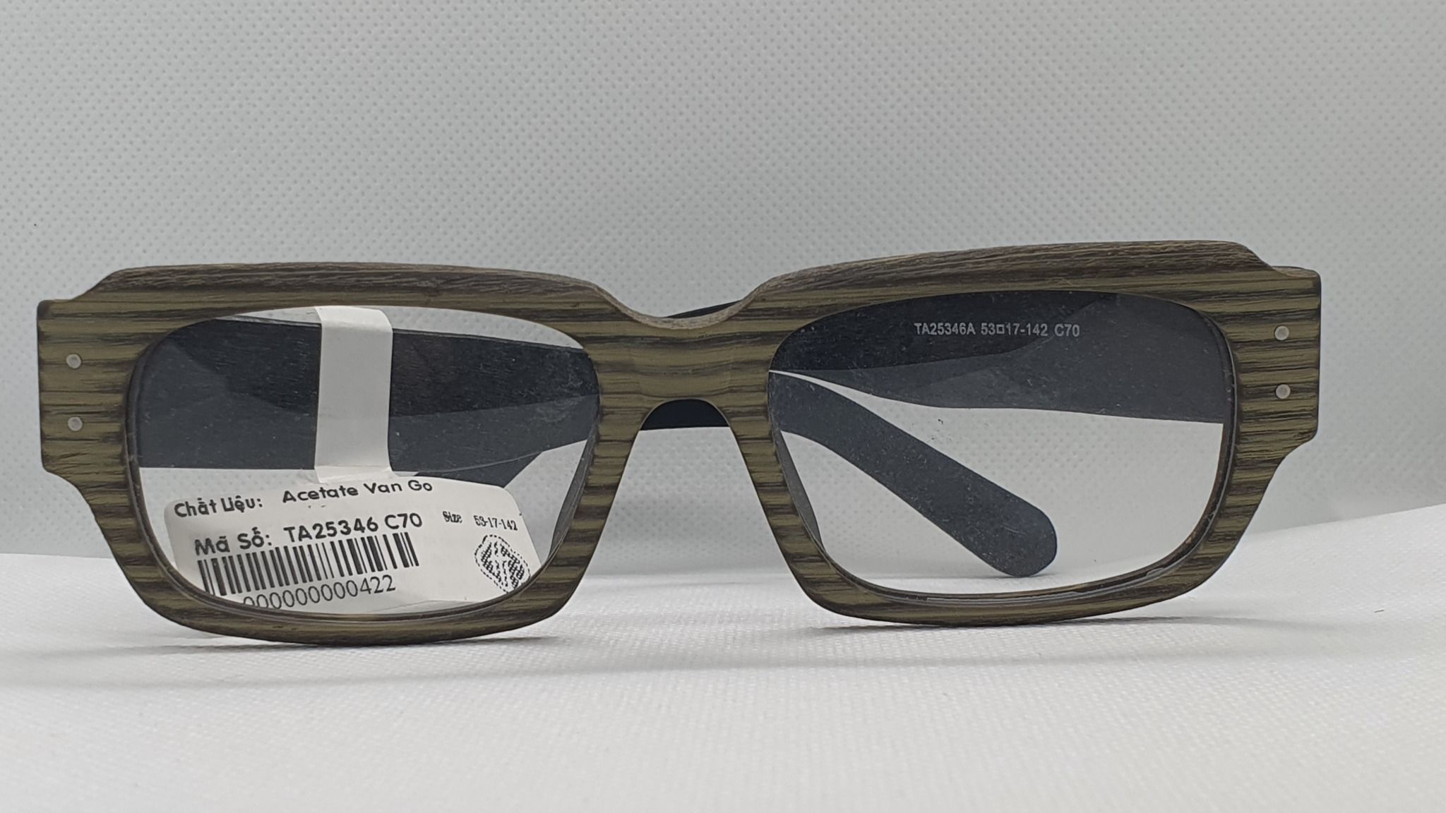  Gọng nhựa giả gỗ TA 25346 Acetate 