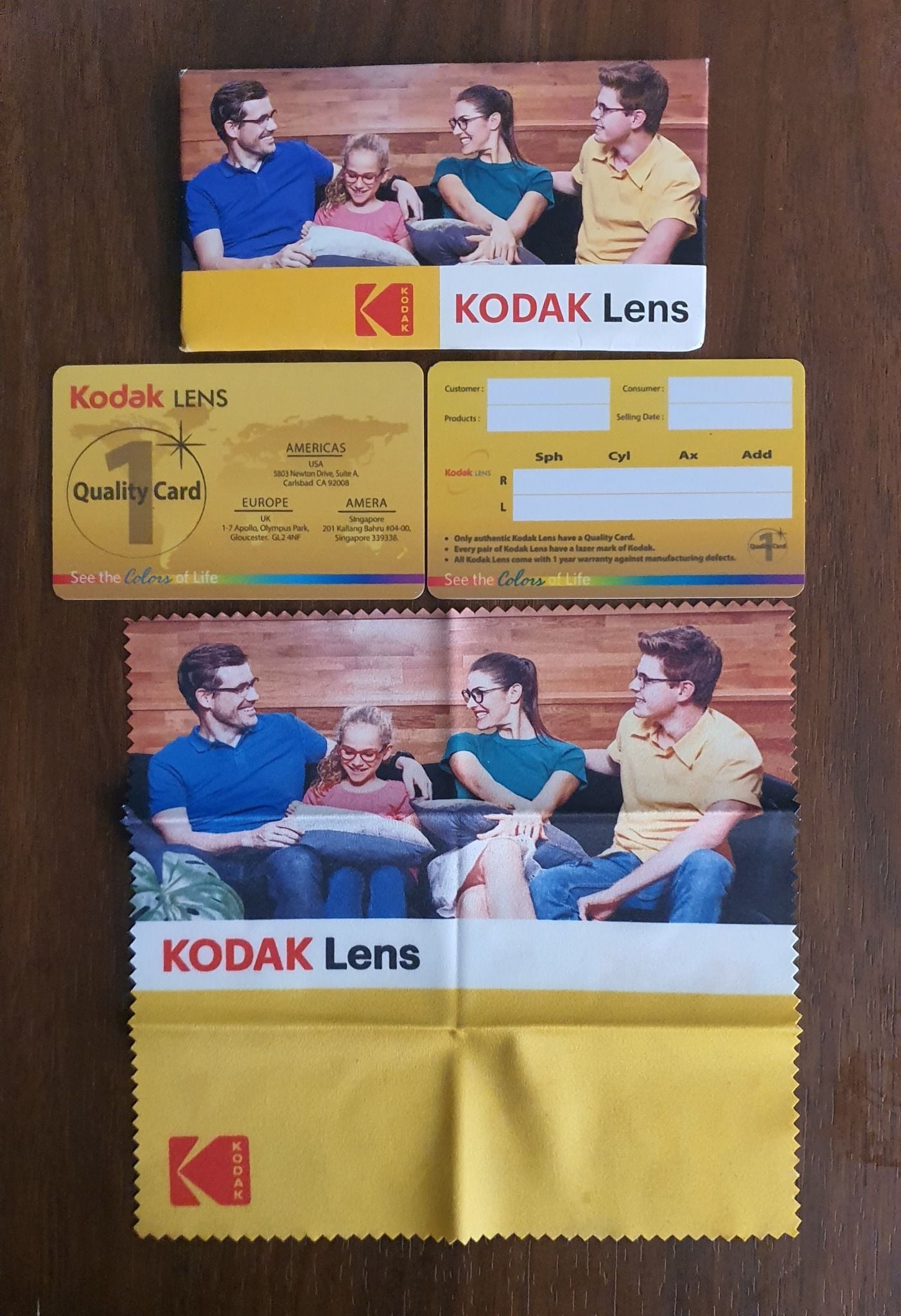  ASP Kodak UV Blue Lens { đơn tròng - single vision lens } 