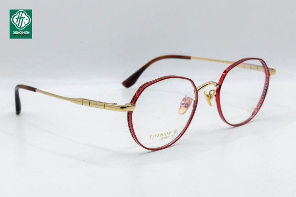  22012 Gọng xi 100% titanium dáng bán tròn (half round) 