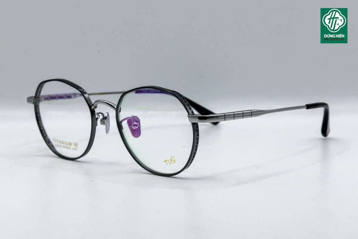  22012 Gọng xi 100% titanium dáng bán tròn (half round) 