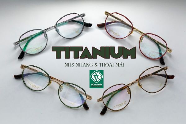  22012 Gọng xi 100% titanium dáng bán tròn (half round) 