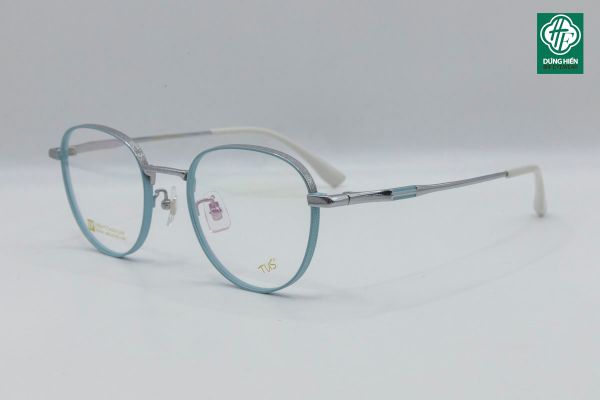  # 53004 Gọng xi titanium 100%   ( round) tròn ovan 