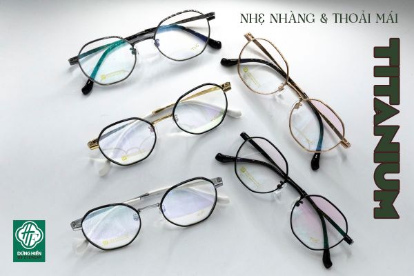  61010 Gọng xi 100% titanium ( vuông+  lục giác hexagon 