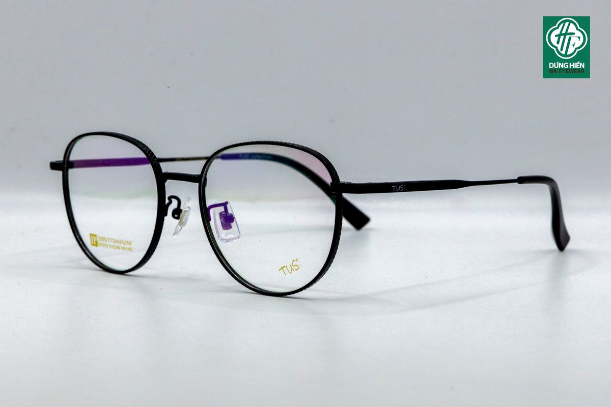  61015 Gọng xi 100% titanium ( round) tròn ovan 