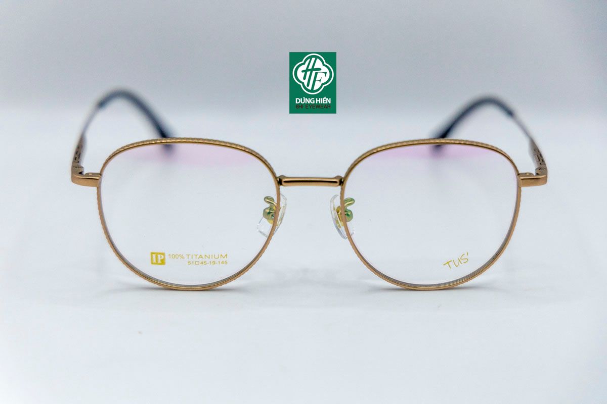  61015 Gọng xi 100% titanium ( round) tròn ovan 