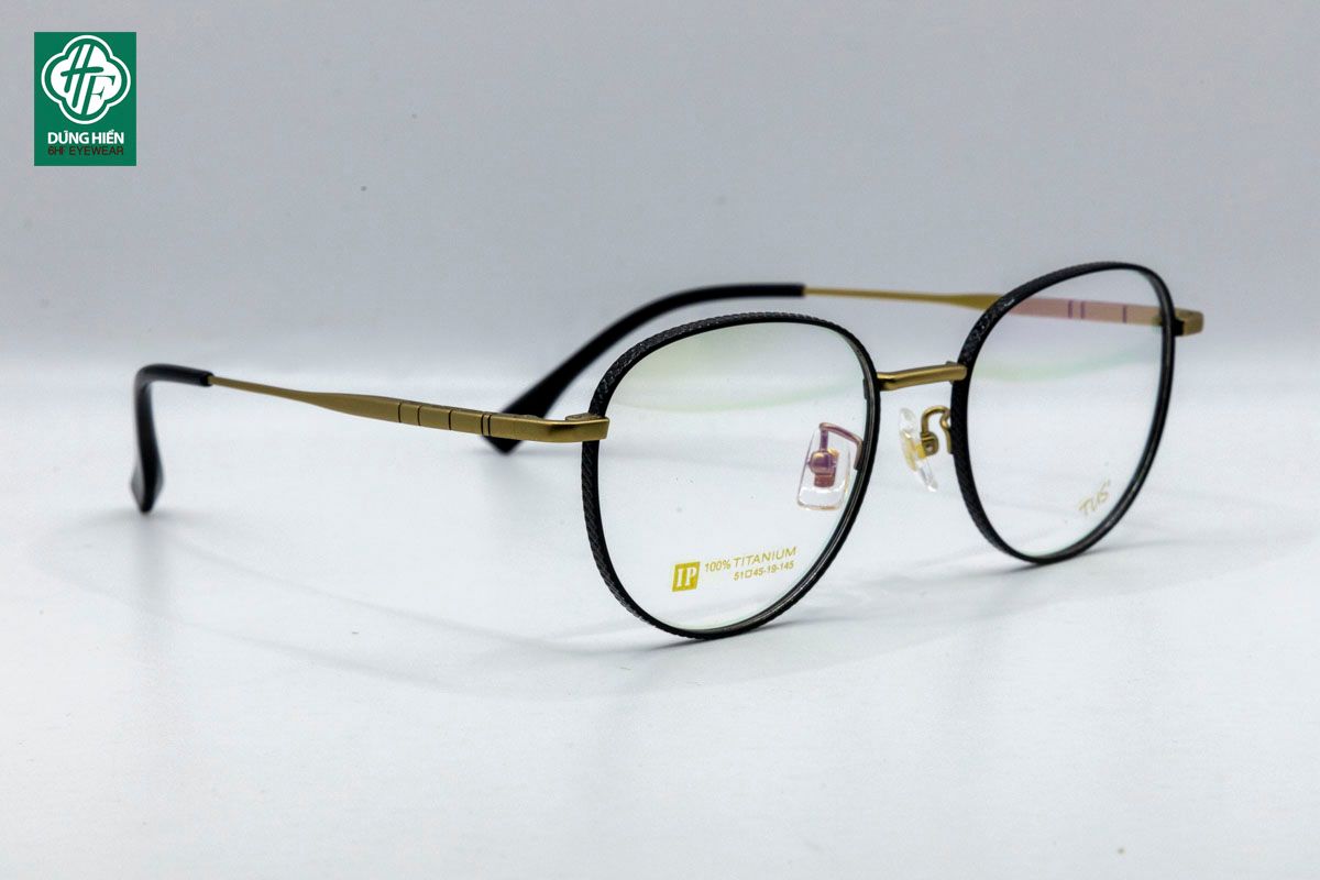  61015 Gọng xi 100% titanium ( round) tròn ovan 