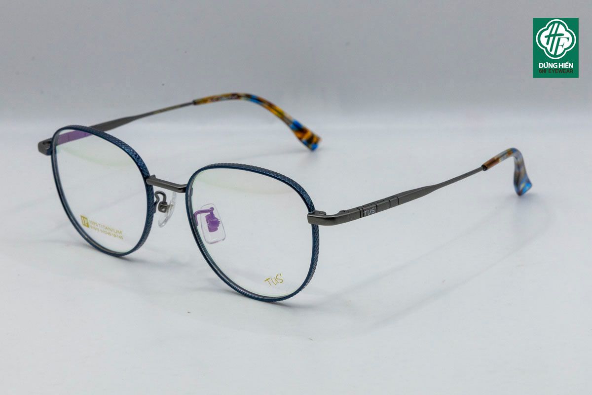  61015 Gọng xi 100% titanium ( round) tròn ovan 