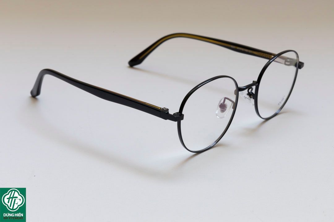  620 # Gọng hợp kim -IP Stainless steel eyeglasses (  tròn - round shape) 