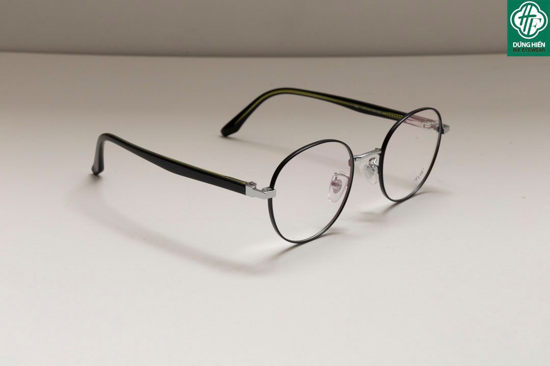  620 # Gọng hợp kim -IP Stainless steel eyeglasses (  tròn - round shape) 