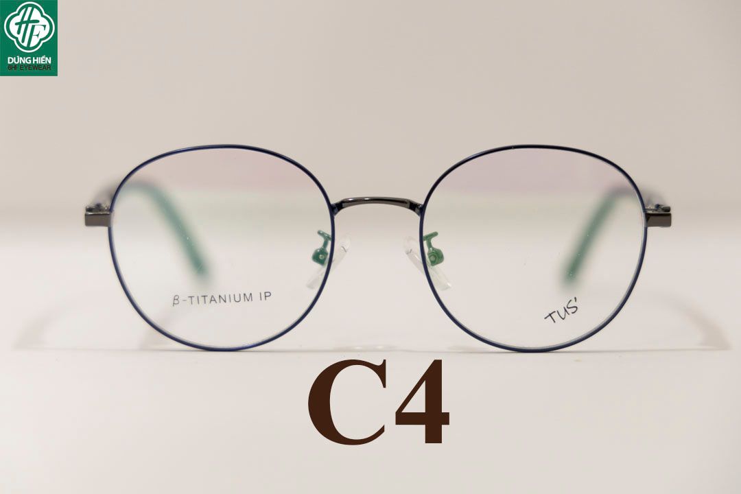  620 # Gọng hợp kim -IP Stainless steel eyeglasses (  tròn - round shape) 