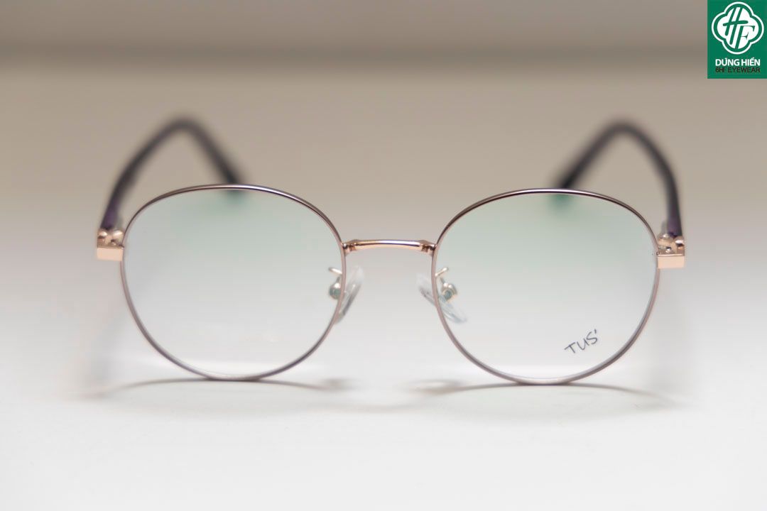  620 # Gọng hợp kim -IP Stainless steel eyeglasses (  tròn - round shape) 