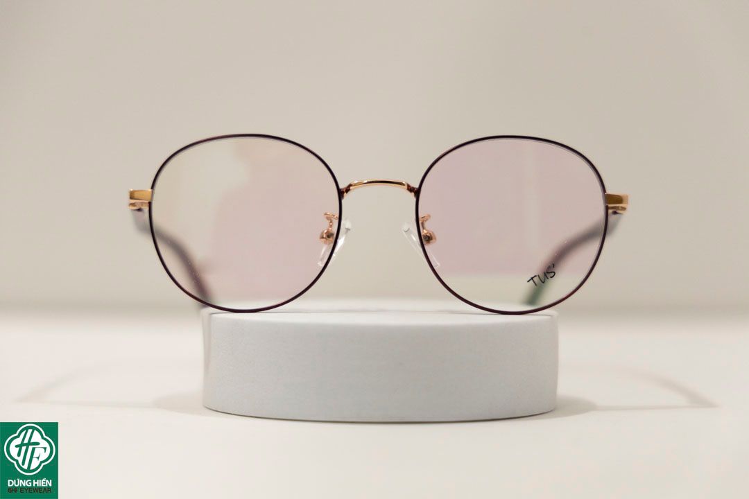  620 # Gọng hợp kim -IP Stainless steel eyeglasses (  tròn - round shape) 