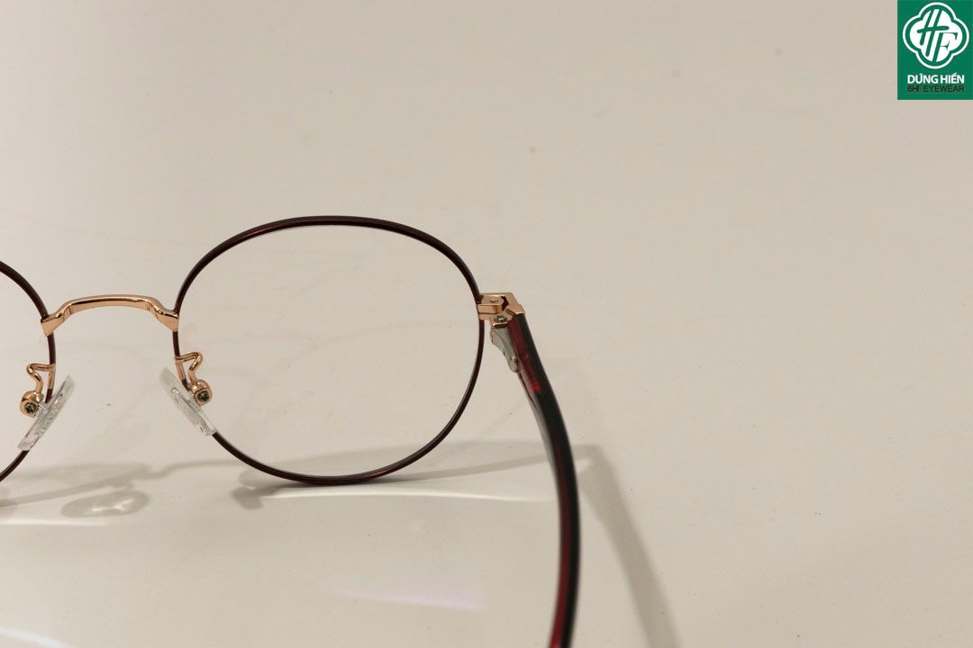  620 # Gọng hợp kim -IP Stainless steel eyeglasses (  tròn - round shape) 