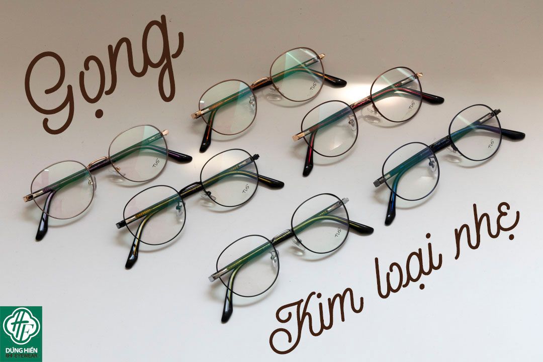  620 # Gọng hợp kim -IP Stainless steel eyeglasses (  tròn - round shape) 