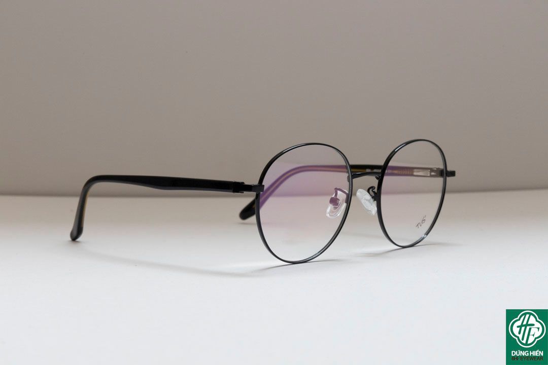  624 # Gọng hợp kim -IP Stainless steel  eyeglasses (  tròn - round shape) 