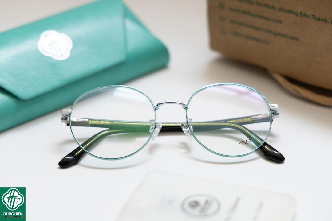  624 # Gọng hợp kim -IP Stainless steel  eyeglasses (  tròn - round shape) 
