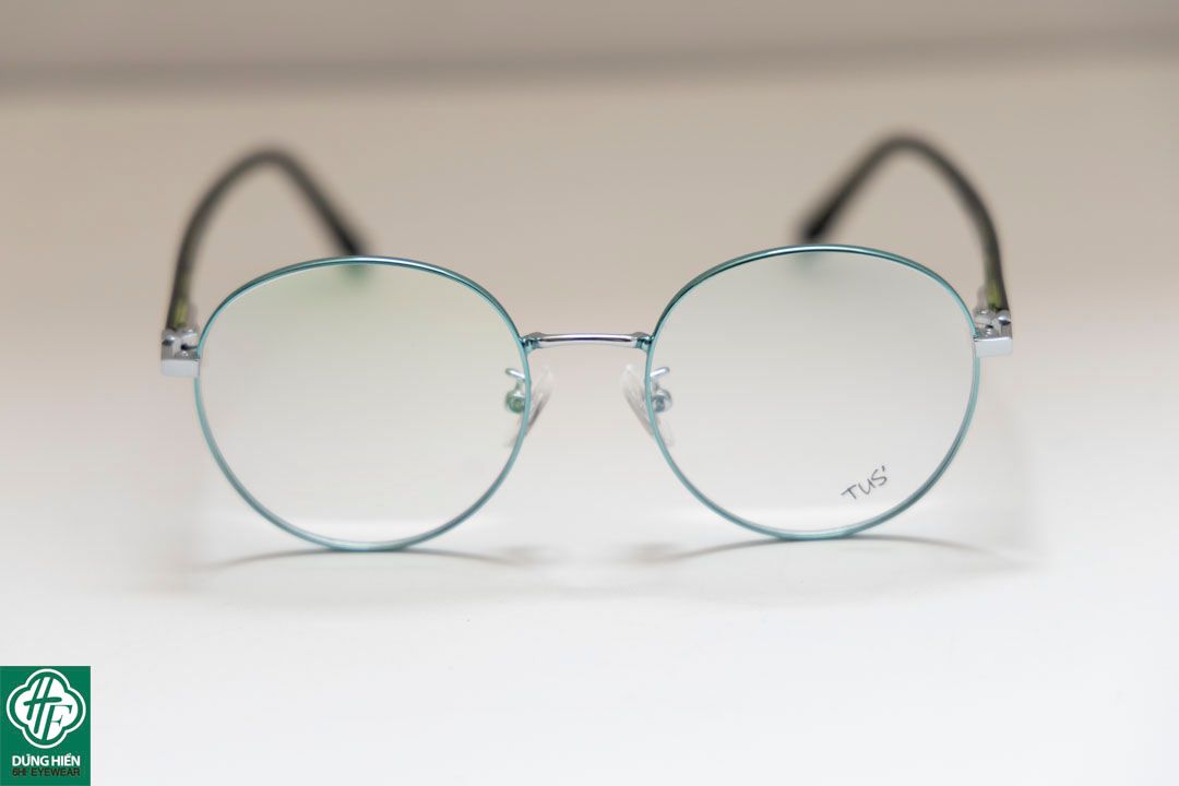  624 # Gọng hợp kim -IP Stainless steel  eyeglasses (  tròn - round shape) 