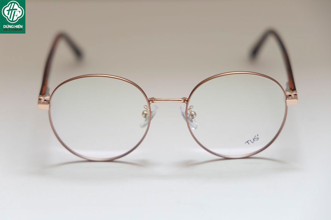  624 # Gọng hợp kim -IP Stainless steel  eyeglasses (  tròn - round shape) 