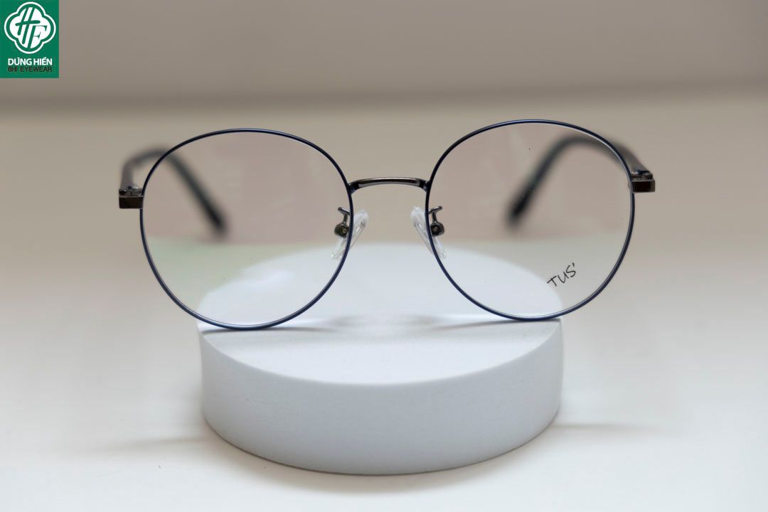  624 # Gọng hợp kim -IP Stainless steel  eyeglasses (  tròn - round shape) 