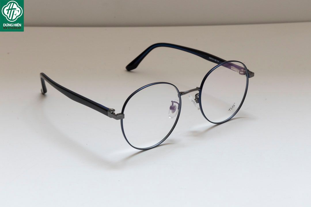  624 # Gọng hợp kim -IP Stainless steel  eyeglasses (  tròn - round shape) 