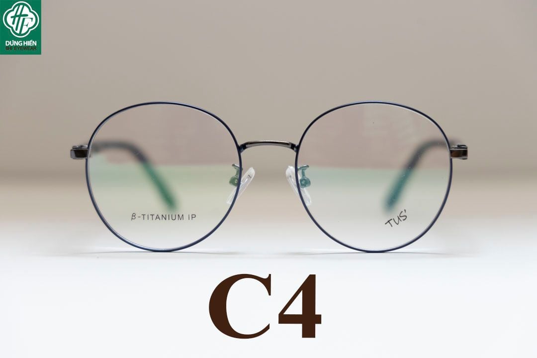  624 # Gọng hợp kim -IP Stainless steel  eyeglasses (  tròn - round shape) 