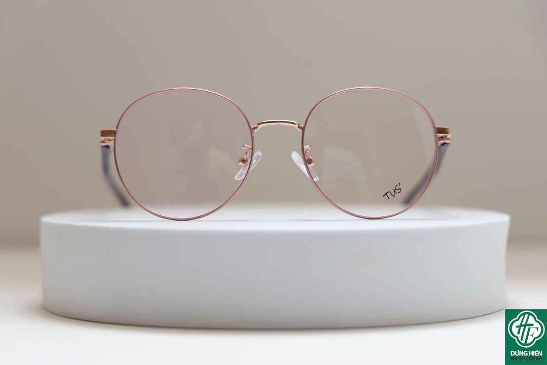  624 # Gọng hợp kim -IP Stainless steel  eyeglasses (  tròn - round shape) 