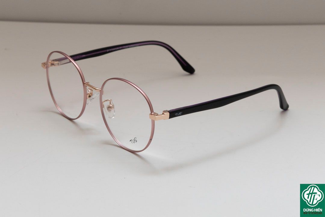 624 # Gọng hợp kim -IP Stainless steel  eyeglasses (  tròn - round shape) 