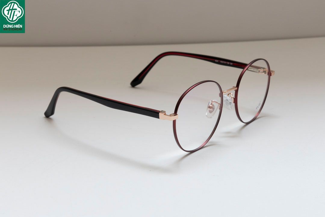  624 # Gọng hợp kim -IP Stainless steel  eyeglasses (  tròn - round shape) 