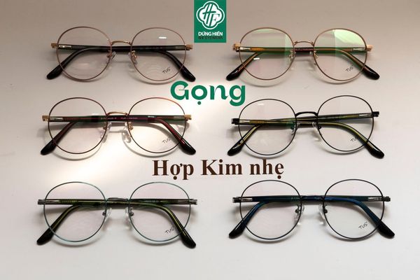  624 # Gọng hợp kim -IP Stainless steel  eyeglasses (  tròn - round shape) 
