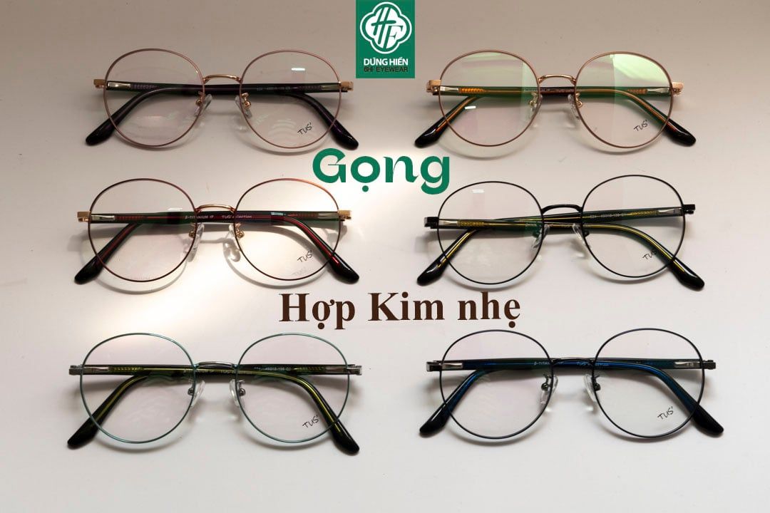  624 # Gọng hợp kim -IP Stainless steel  eyeglasses (  tròn - round shape) 
