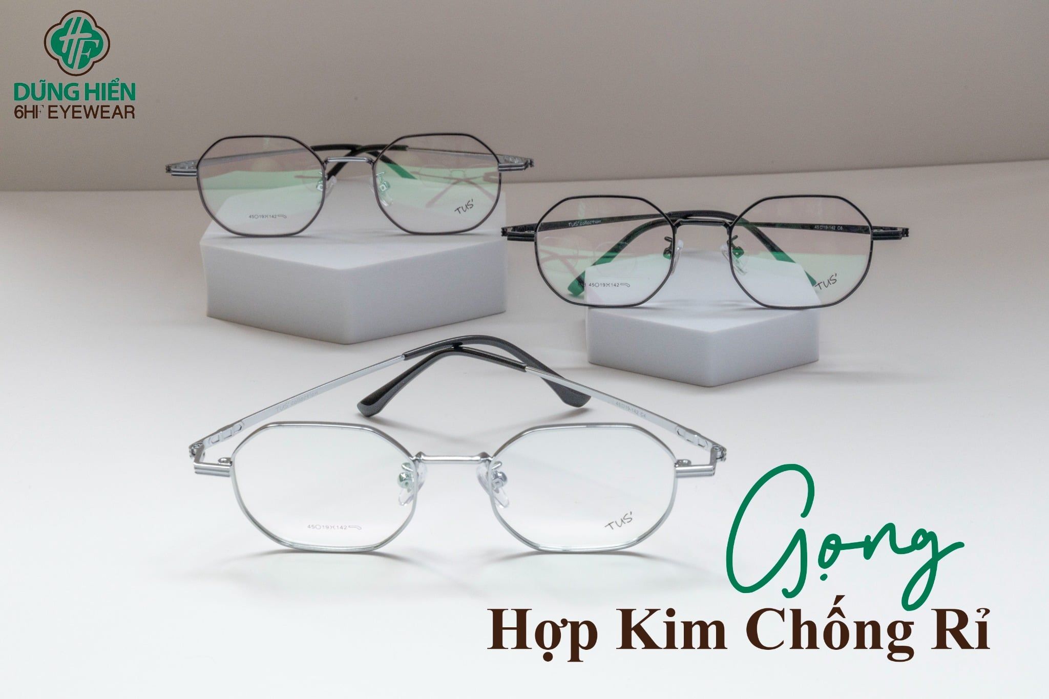  658 # Gọng xi  hạn chế rỉ - stainless steel 