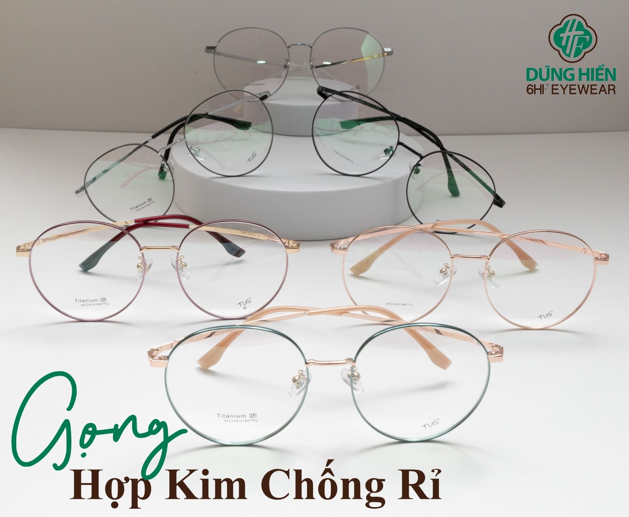 660# Gọng xi thép hạn chế rỉ - stainless steel eyeglasses 