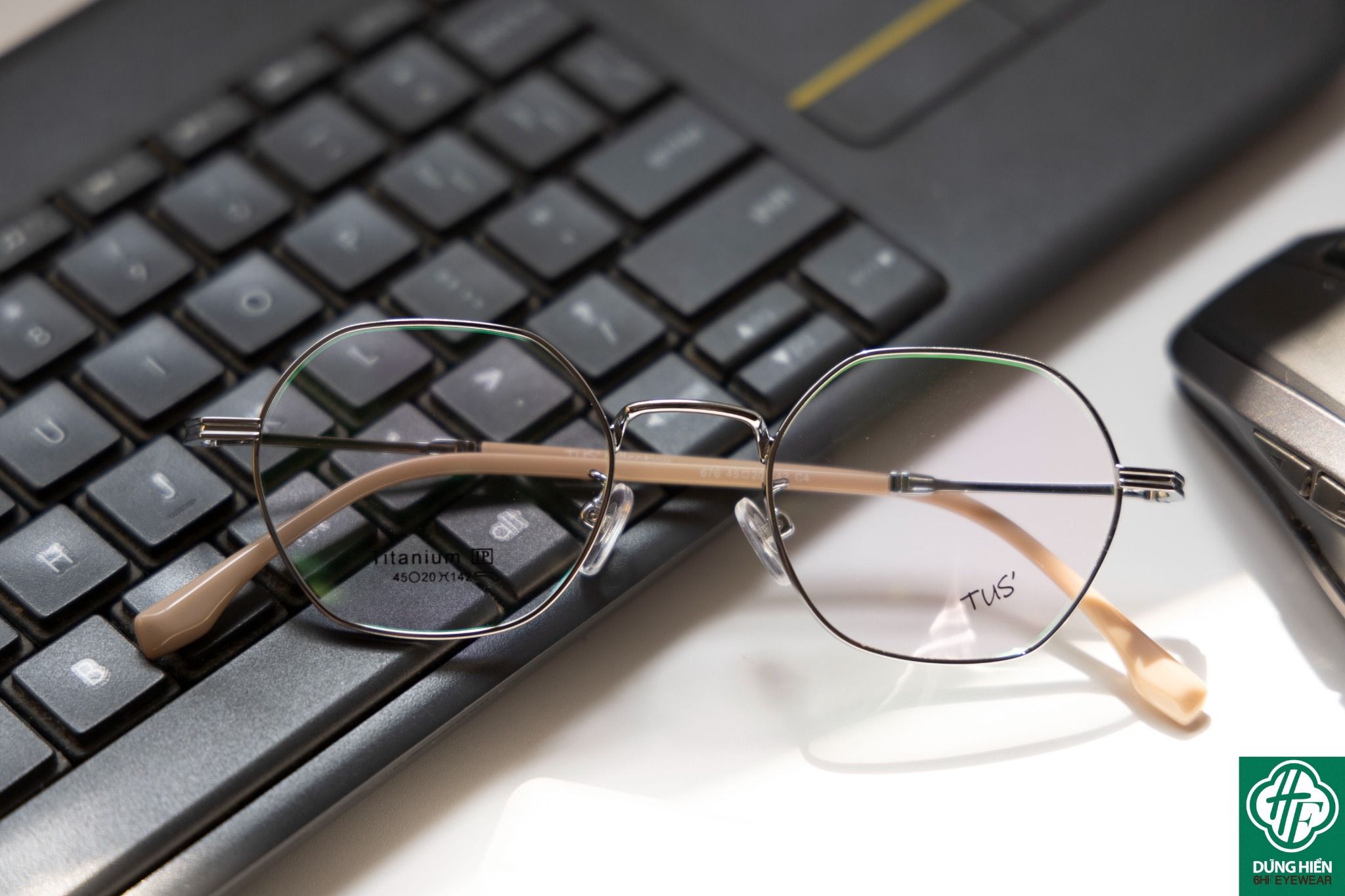  676 # Gọng xi thép hạn chế rỉ - stainless steel eyeglasses 