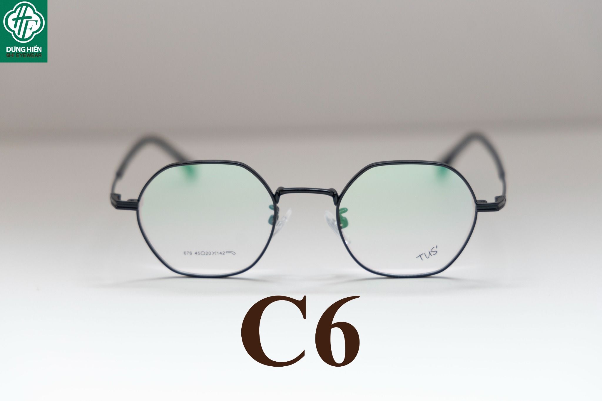  676 # Gọng xi thép hạn chế rỉ - stainless steel eyeglasses 
