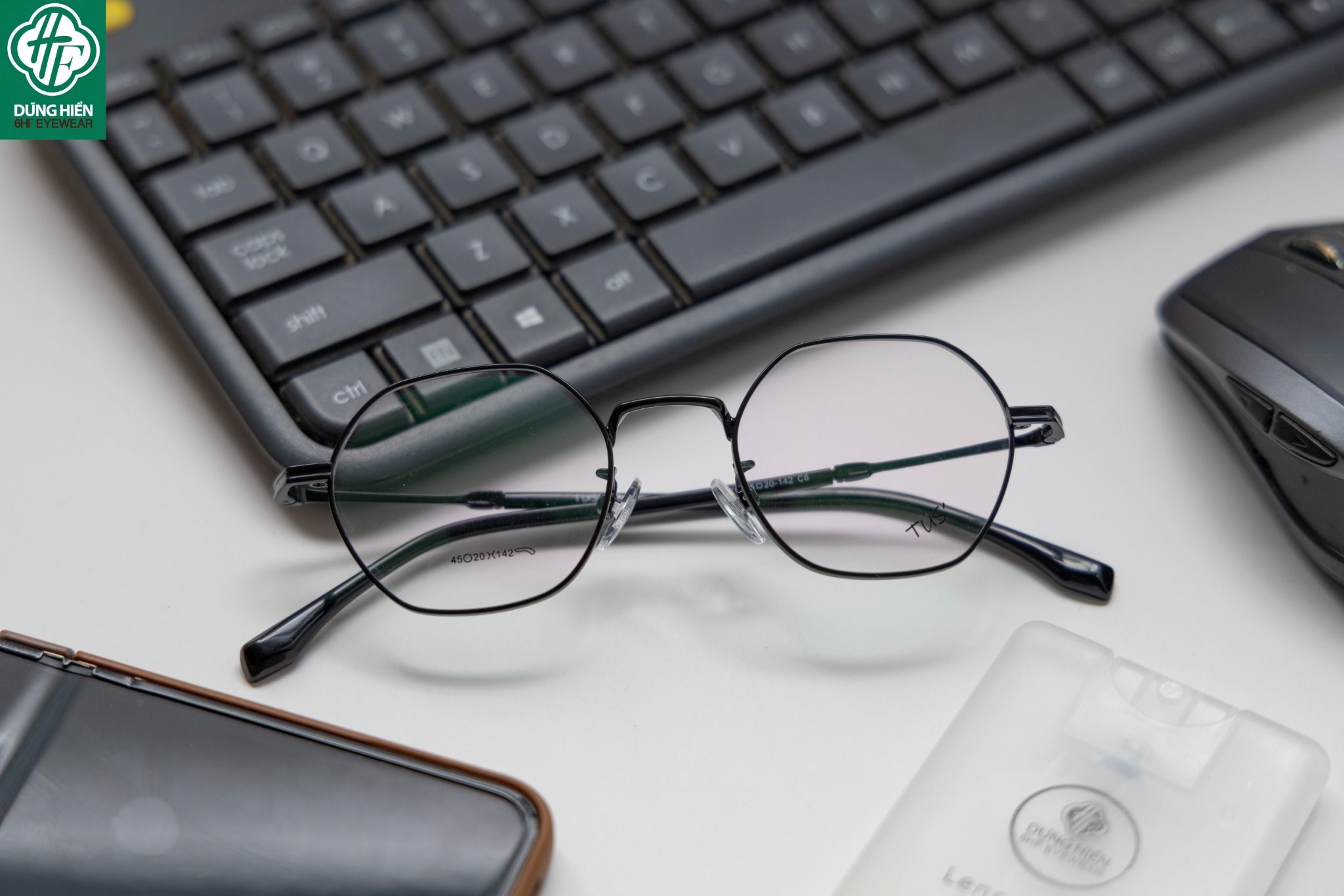  676 # Gọng xi thép hạn chế rỉ - stainless steel eyeglasses 