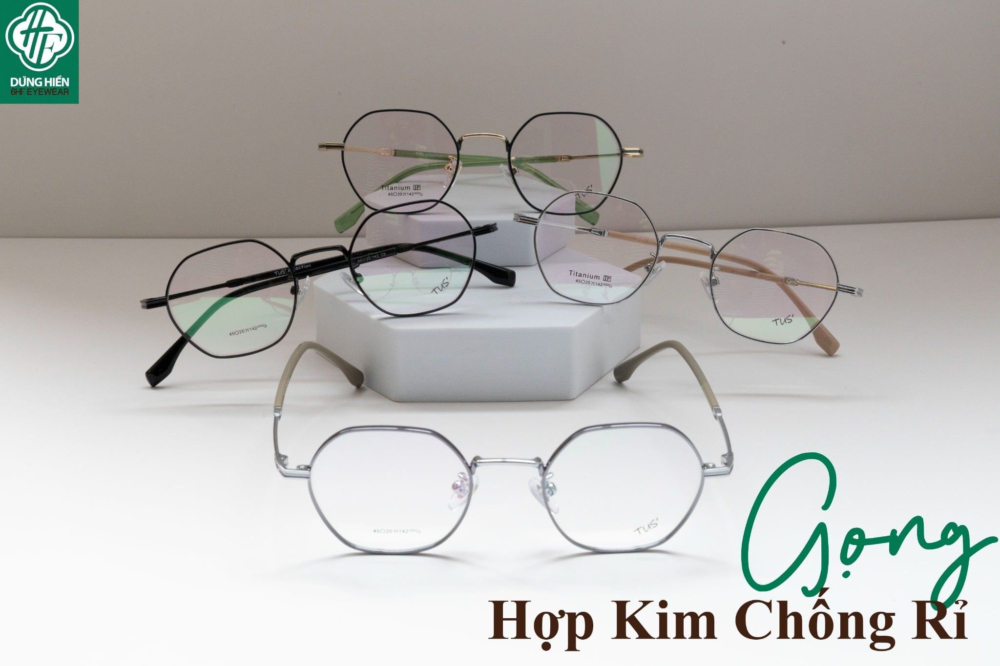  676 # Gọng xi thép hạn chế rỉ - stainless steel eyeglasses 