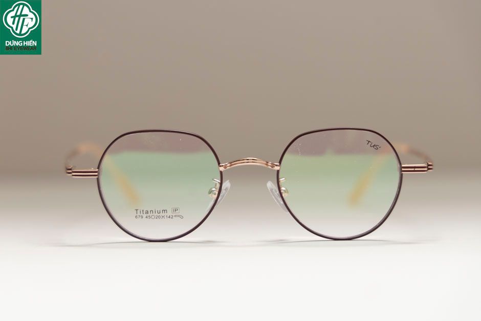  679 # Gọng hợp kim hạn chế rỉ - stainless steel eyeglasses ( mini) 