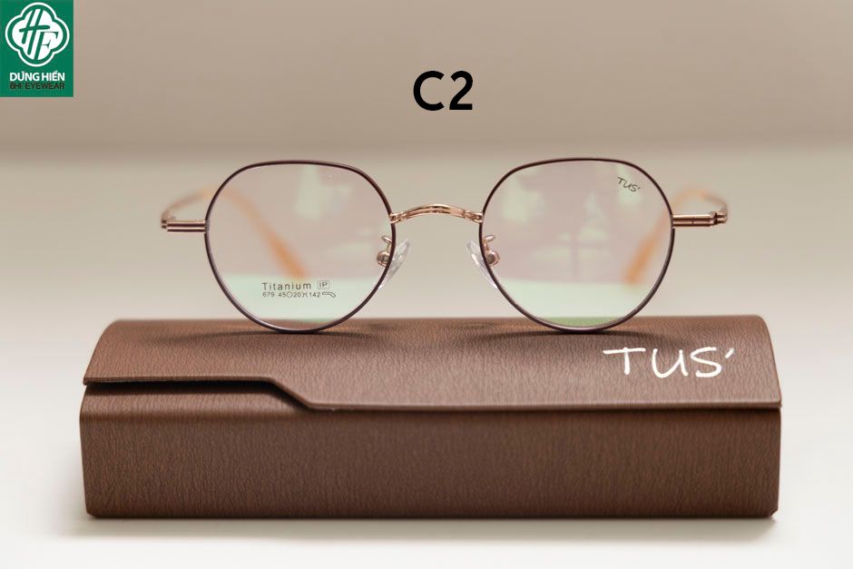  679 # Gọng hợp kim hạn chế rỉ - stainless steel eyeglasses ( mini) 