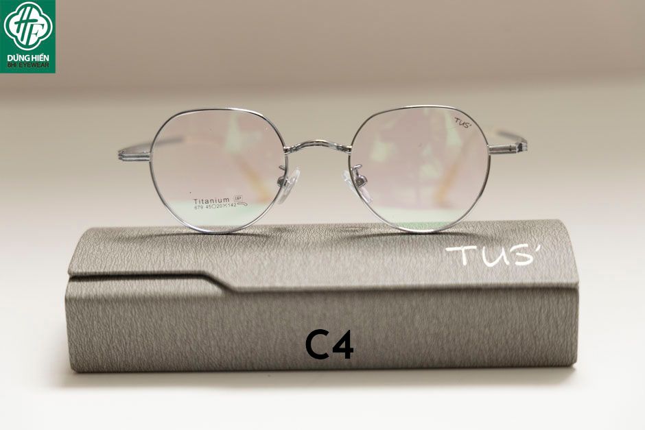  679 # Gọng hợp kim hạn chế rỉ - stainless steel eyeglasses ( mini) 