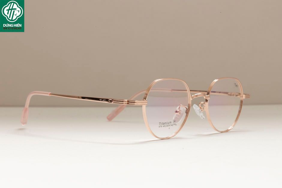  679 # Gọng hợp kim hạn chế rỉ - stainless steel eyeglasses ( mini) 