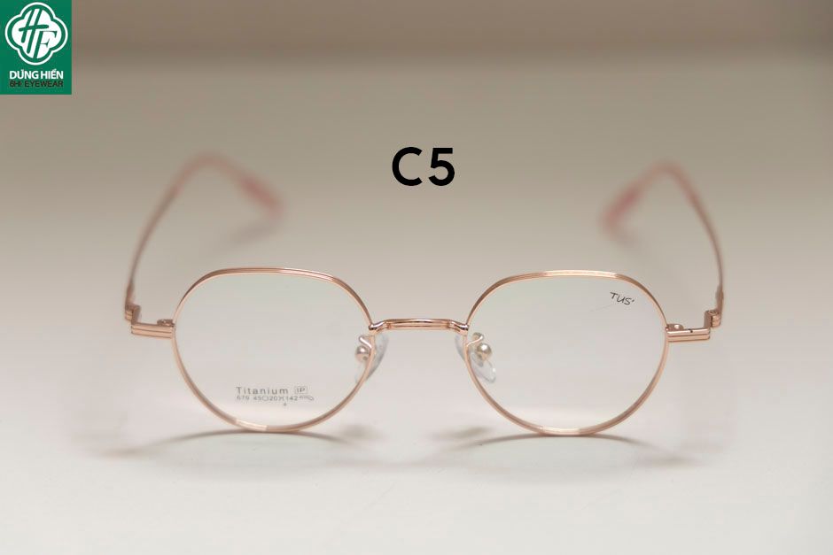 679 # Gọng hợp kim hạn chế rỉ - stainless steel eyeglasses ( mini) 