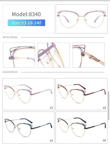  Gọng Xi 8340_Metal Frame 