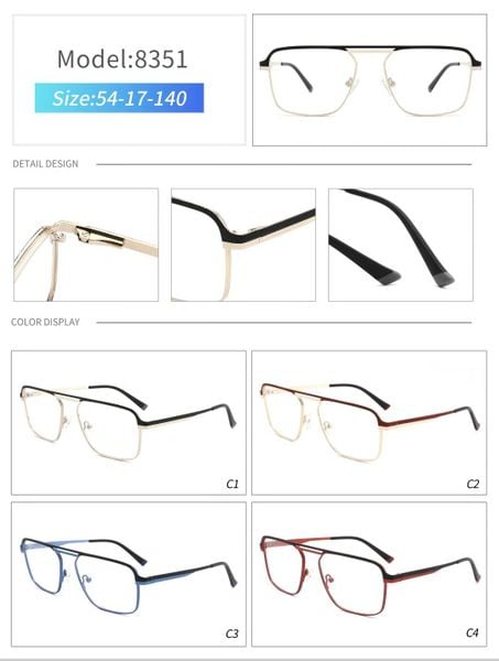  8351 #Gọng Xi _Metal Frame 