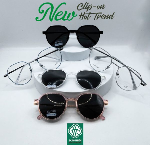  TUS'-Gọng xi 2 trong 1 (clipons) : 86003 bán tròn ( half round) 