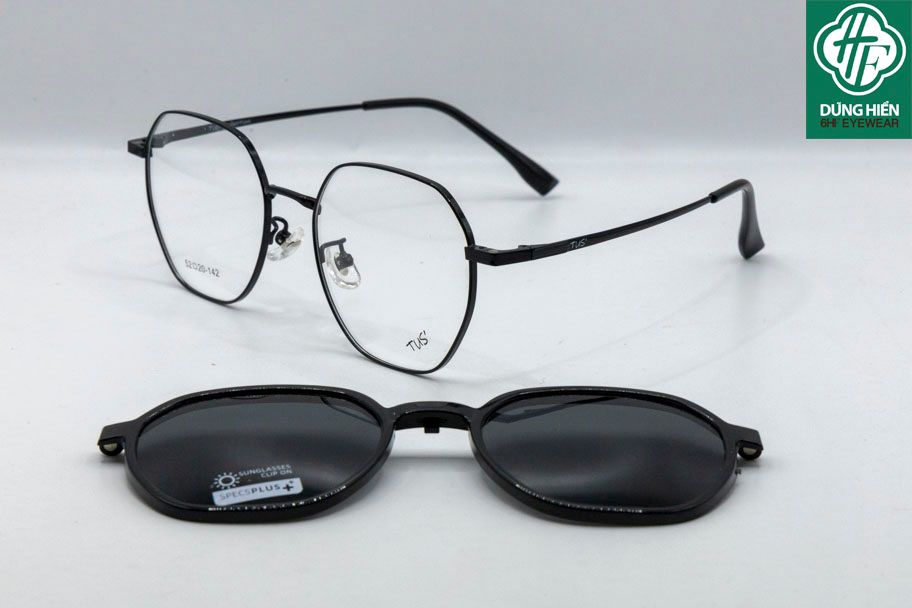  TUS'-Gọng xi 2 trong 1 ( clipons ) : 86007 lục giác hexagon 