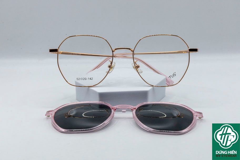  TUS'-Gọng xi 2 trong 1 ( clipons ) : 86007 lục giác hexagon 