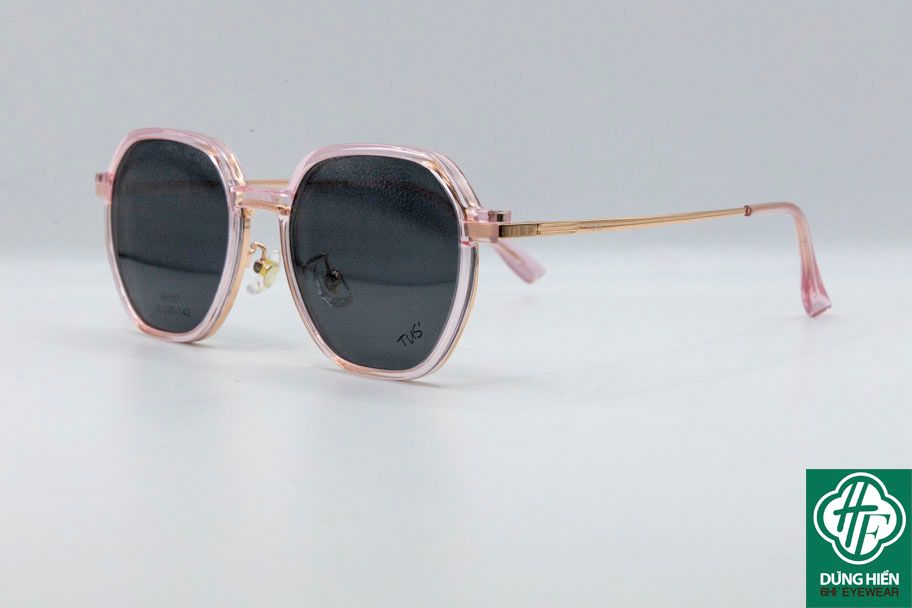  TUS'-Gọng xi 2 trong 1 ( clipons ) : 86007 lục giác hexagon 