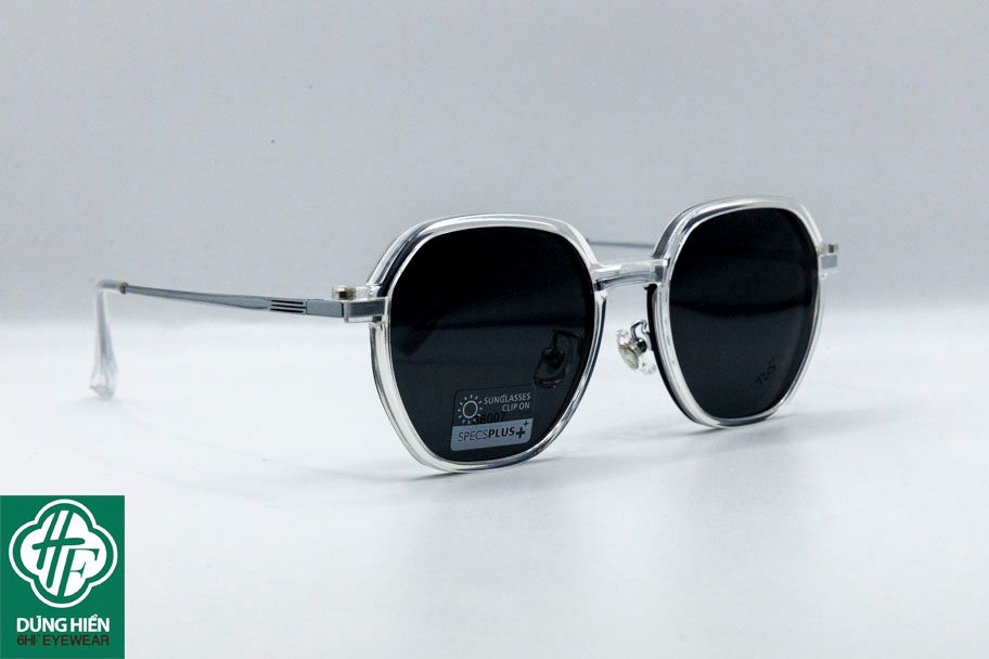  TUS'-Gọng xi 2 trong 1 ( clipons ) : 86007 lục giác hexagon 