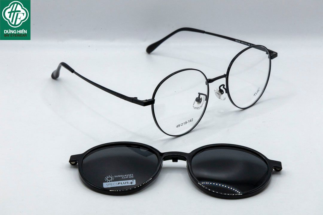  TUS'-Gọng xi 2 trong 1 ( clipons ) : 86008 dáng tròn ( round shape) 