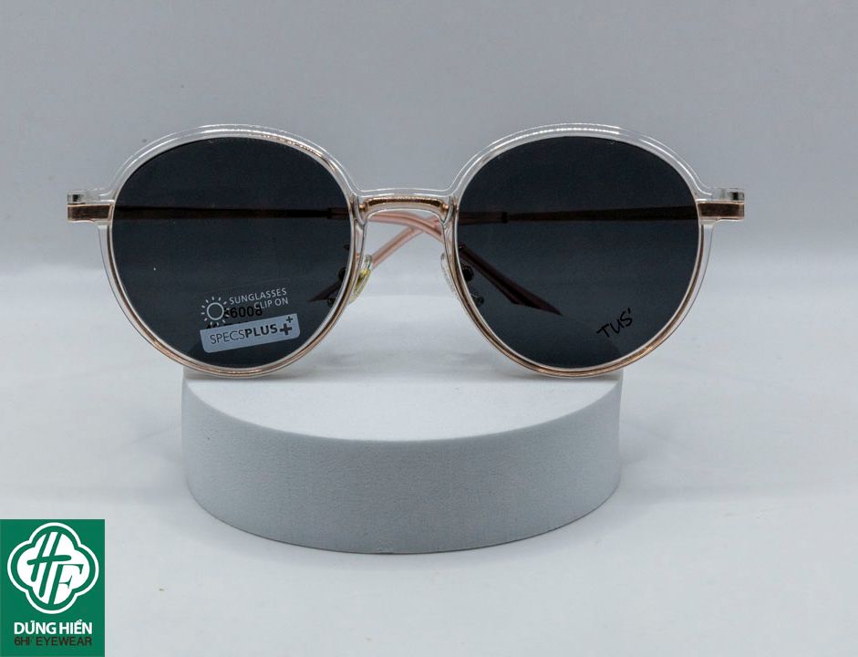  TUS'-Gọng xi 2 trong 1 ( clipons ) : 86008 dáng tròn ( round shape) 